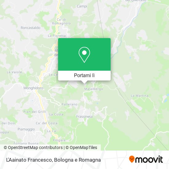 Mappa L'Aainato Francesco