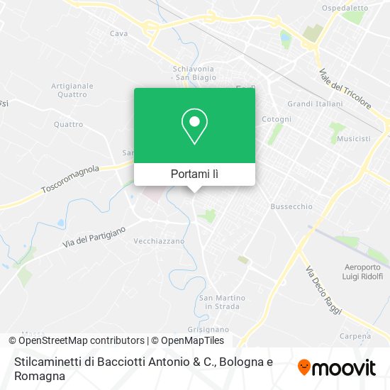 Mappa Stilcaminetti di Bacciotti Antonio & C.