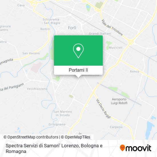 Mappa Spectra Servizi di Samori' Lorenzo
