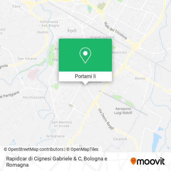 Mappa Rapidcar di Cignesi Gabriele & C