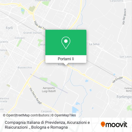 Mappa Compagnia Italiana di Previdenza, Aicurazioni e Riaicurazioni .
