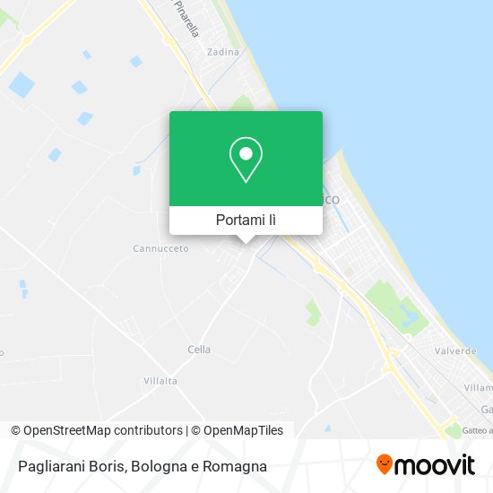 Mappa Pagliarani Boris