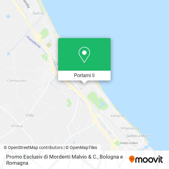 Mappa Promo Esclusiv di Mordenti Malvio & C.