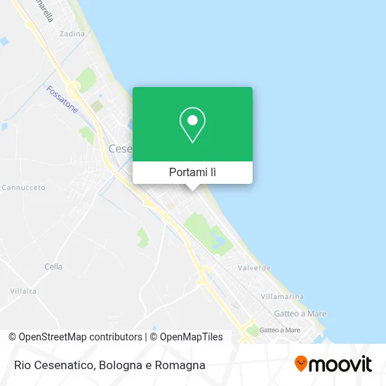 Mappa Rio Cesenatico