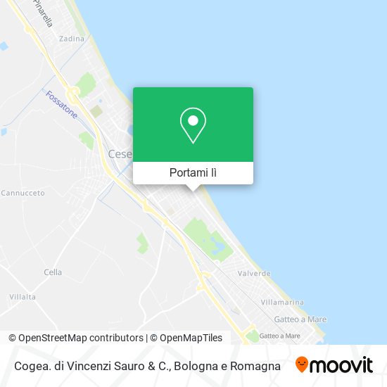 Mappa Cogea. di Vincenzi Sauro & C.