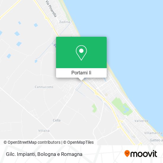 Mappa Gilc. Impianti