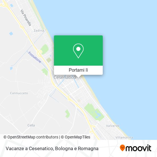 Mappa Vacanze a Cesenatico