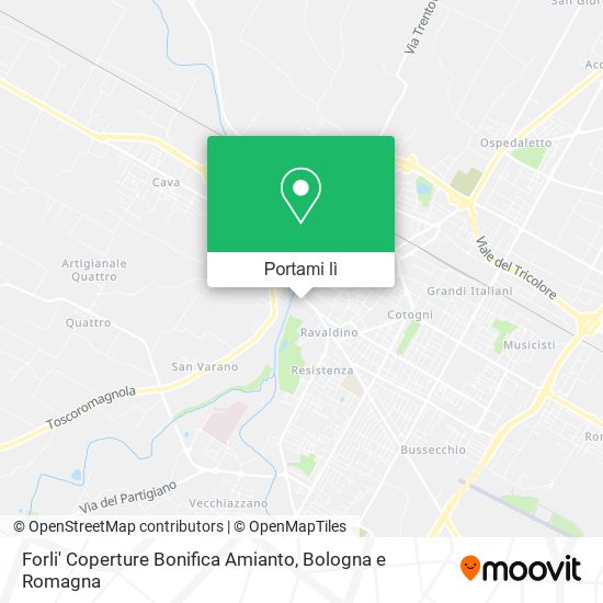 Mappa Forli' Coperture Bonifica Amianto