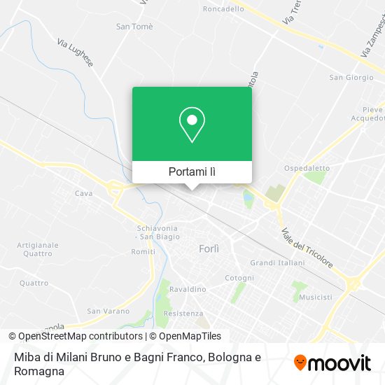 Mappa Miba di Milani Bruno e Bagni Franco