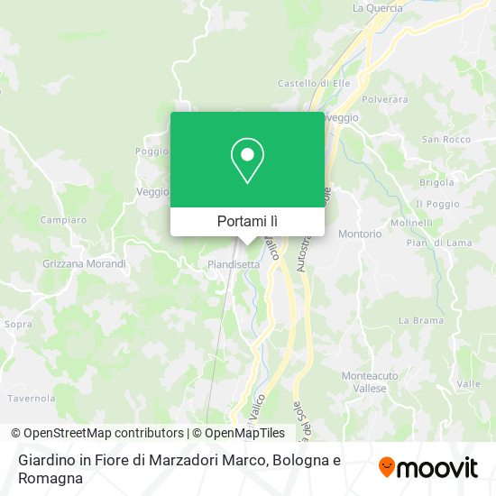 Mappa Giardino in Fiore di Marzadori Marco