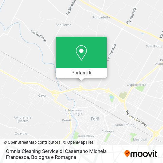 Mappa Omnia Cleaning Service di Casertano Michela Francesca