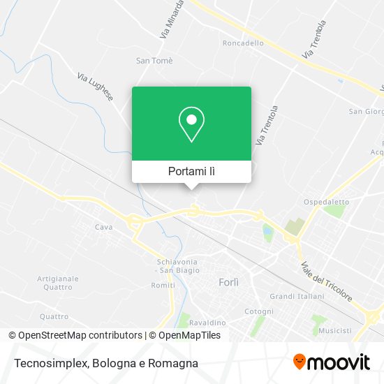Mappa Tecnosimplex