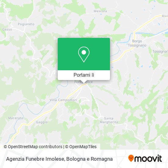 Mappa Agenzia Funebre Imolese