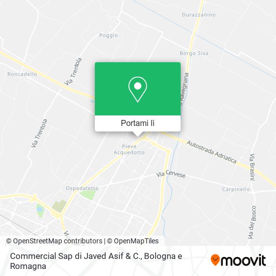 Mappa Commercial Sap di Javed Asif & C.