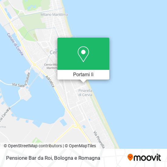 Mappa Pensione Bar da Roi