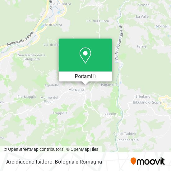 Mappa Arcidiacono Isidoro