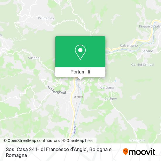 Mappa Sos. Casa 24 H di Francesco d'Angio'