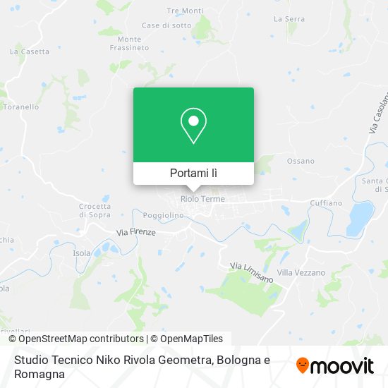 Mappa Studio Tecnico Niko Rivola Geometra