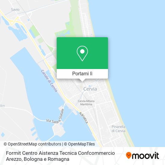 Mappa Formit Centro Aistenza Tecnica Confcommercio Arezzo