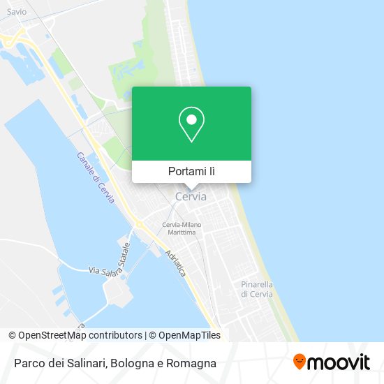 Mappa Parco dei Salinari