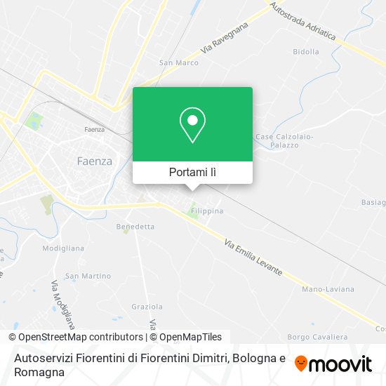 Mappa Autoservizi Fiorentini di Fiorentini Dimitri