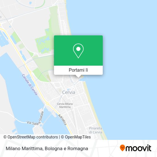 Mappa Milano Marittima