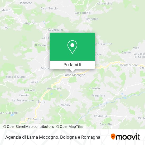 Mappa Agenzia di Lama Mocogno
