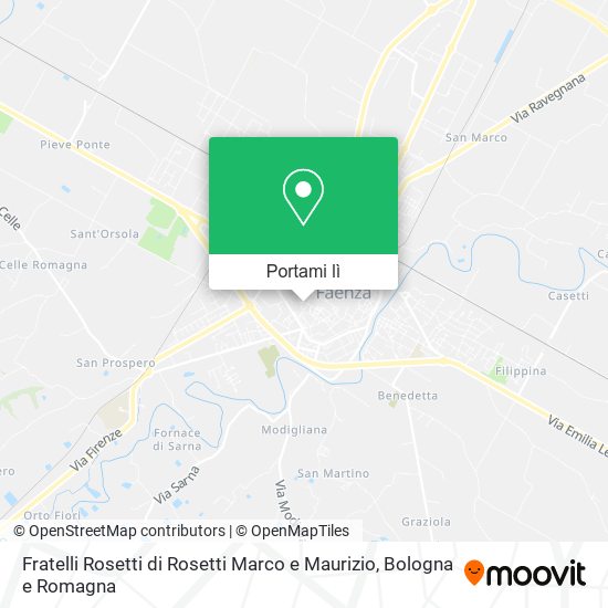 Mappa Fratelli Rosetti di Rosetti Marco e Maurizio