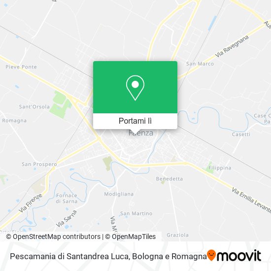 Mappa Pescamania di Santandrea Luca