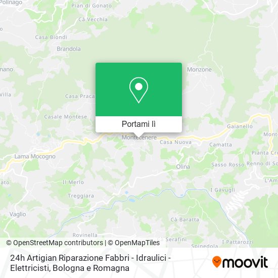 Mappa 24h Artigian Riparazione Fabbri - Idraulici - Elettricisti