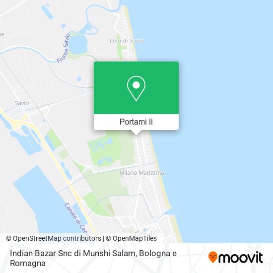 Mappa Indian Bazar Snc di Munshi Salam