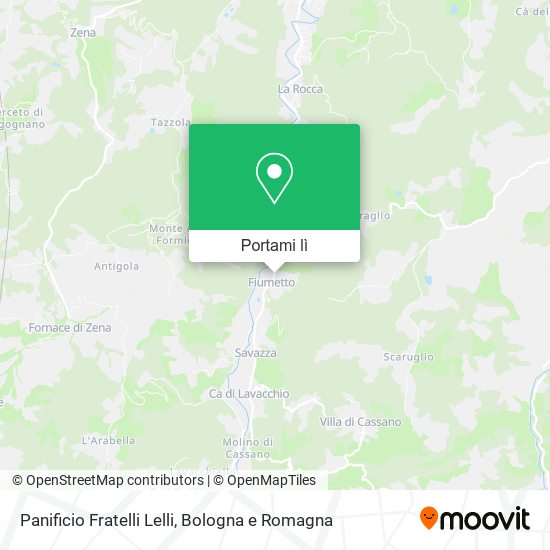 Mappa Panificio Fratelli Lelli