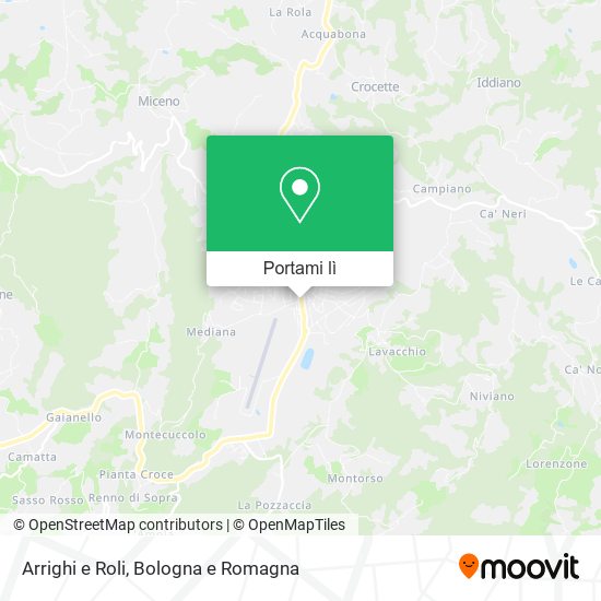 Mappa Arrighi e Roli
