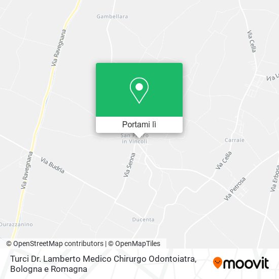 Mappa Turci Dr. Lamberto Medico Chirurgo Odontoiatra