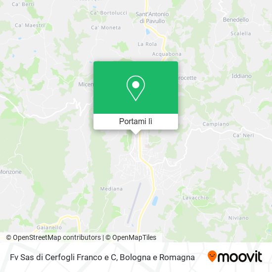 Mappa Fv Sas di Cerfogli Franco e C