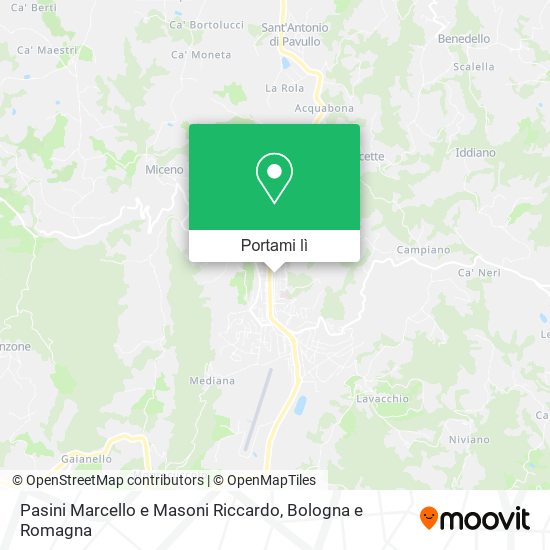 Mappa Pasini Marcello e Masoni Riccardo