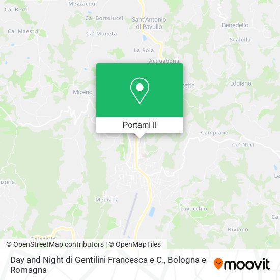 Mappa Day and Night di Gentilini Francesca e C.