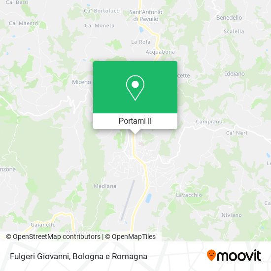 Mappa Fulgeri Giovanni