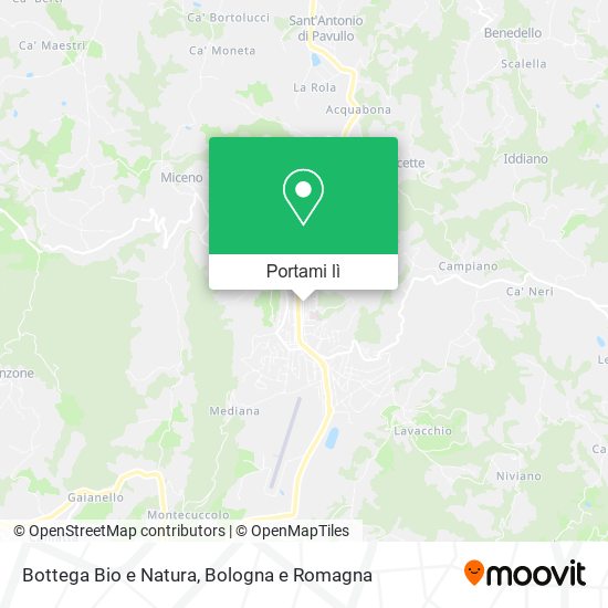 Mappa Bottega Bio e Natura