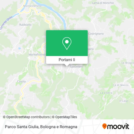 Mappa Parco Santa Giulia