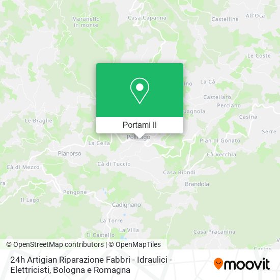 Mappa 24h Artigian Riparazione Fabbri - Idraulici - Elettricisti