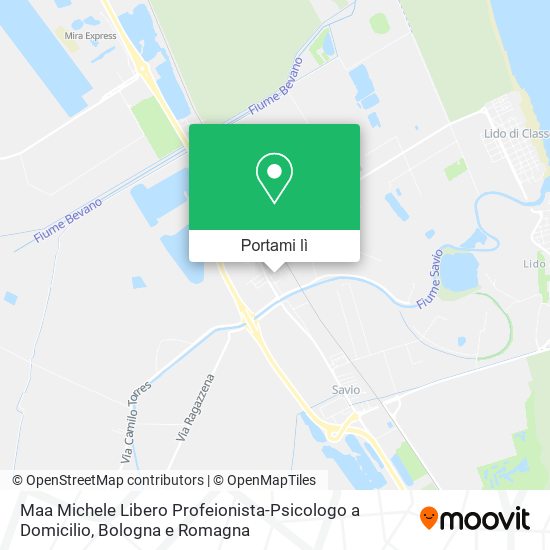 Mappa Maa Michele Libero Profeionista-Psicologo a Domicilio