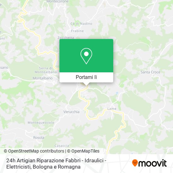 Mappa 24h Artigian Riparazione Fabbri - Idraulici - Elettricisti