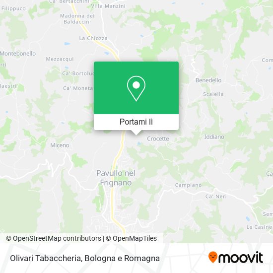 Mappa Olivari Tabaccheria