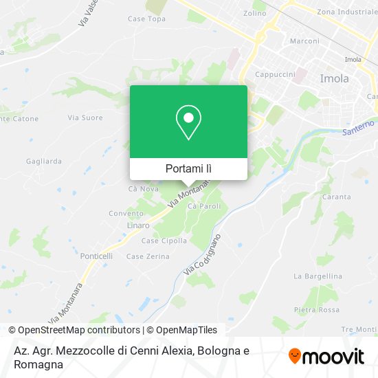 Mappa Az. Agr. Mezzocolle di Cenni Alexia