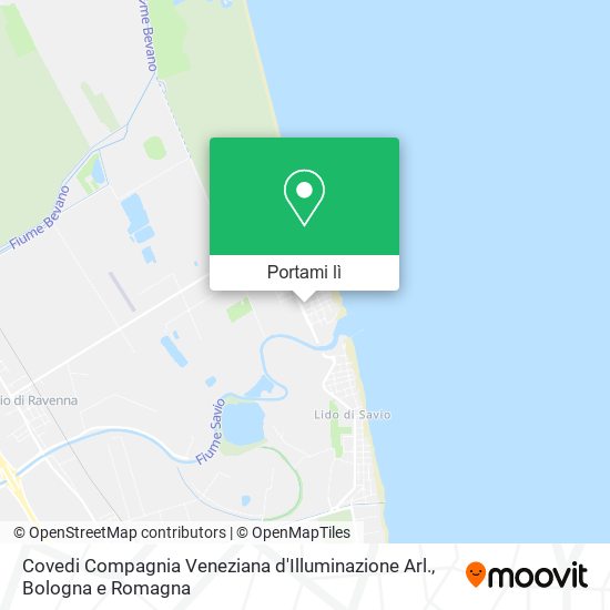 Mappa Covedi Compagnia Veneziana d'Illuminazione Arl.