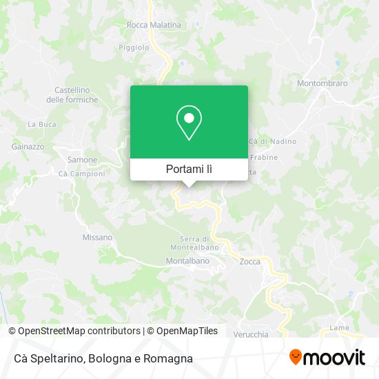 Mappa Cà Speltarino