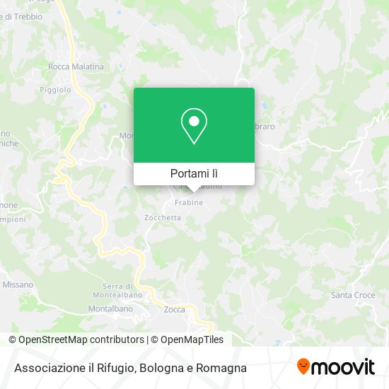 Mappa Associazione il Rifugio
