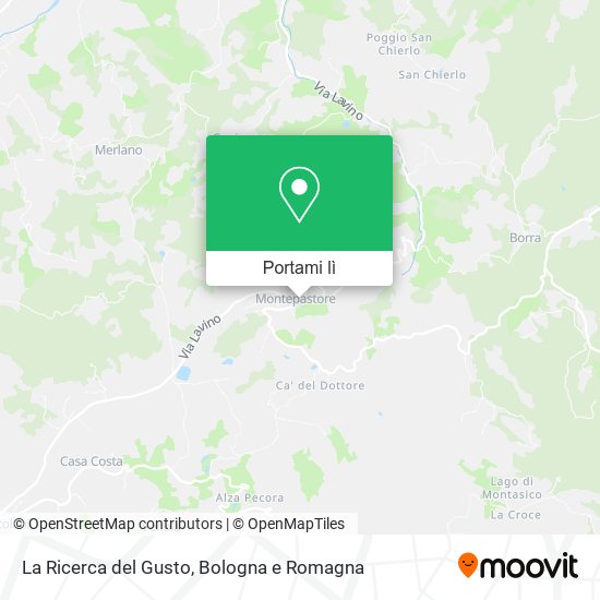 Mappa La Ricerca del Gusto
