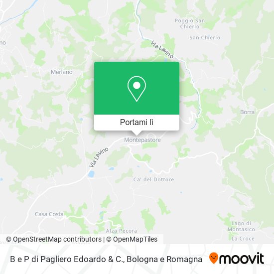 Mappa B e P di Pagliero Edoardo & C.